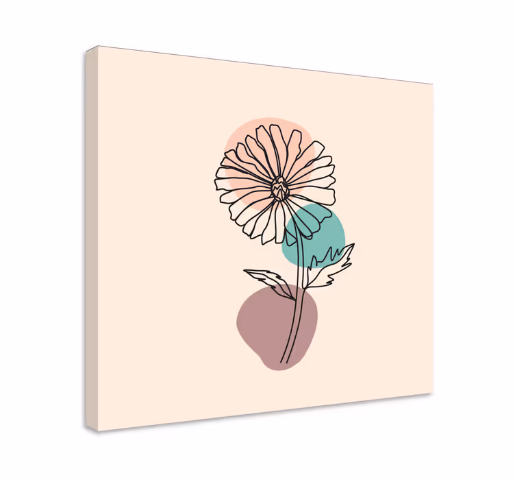 Tableau fleurs Marguerite fleur nature - TenStickers