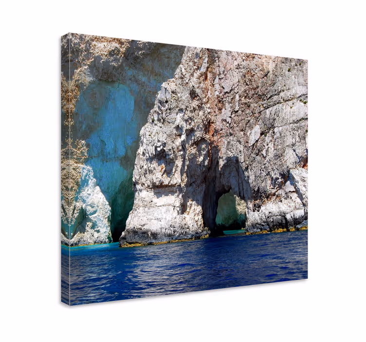 Tableau paysages formation rocheuse côtière - TenStickers