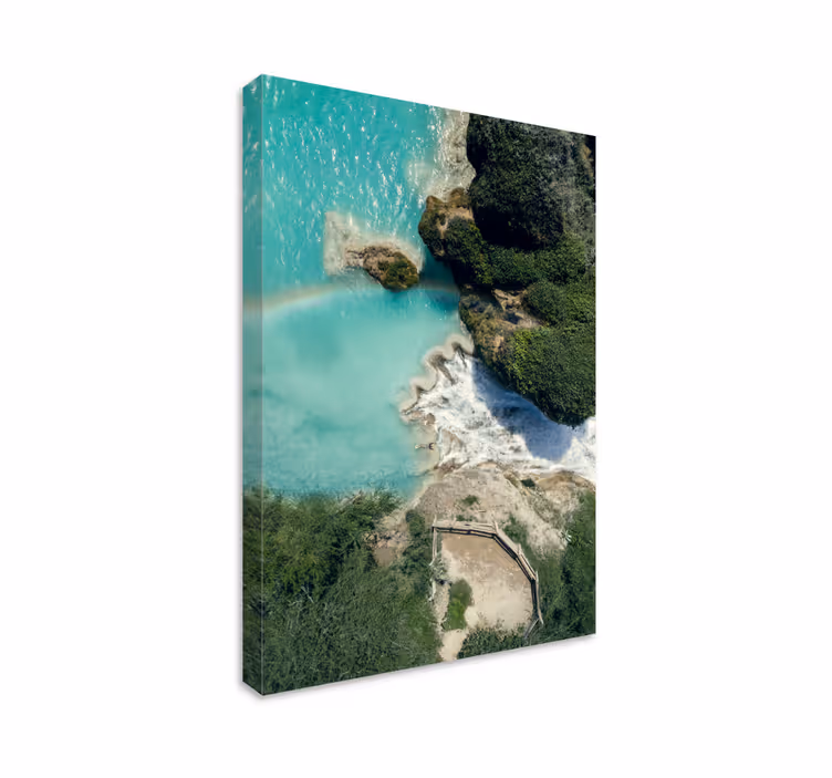 Tableau paysage Liaison lac et mer - TenStickers