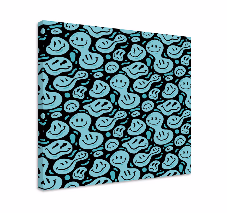 Tableau texte motifs de sourires heureux - TenStickers