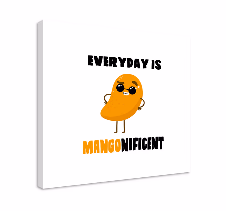 Tableau texte Citation drôle avec la mangue - TenStickers