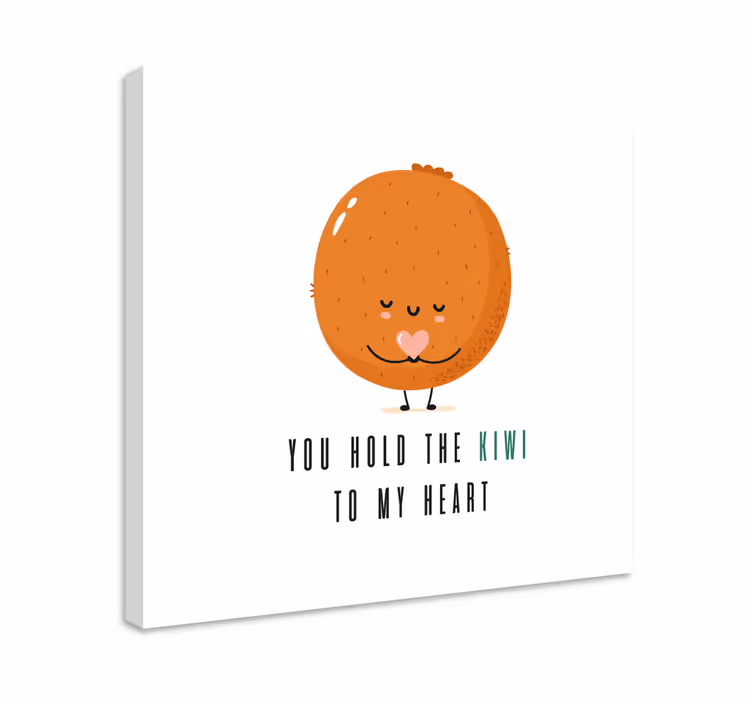 Tableau texte Citation drôle avec kiwi - TenStickers