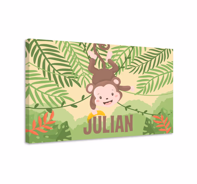 Tableau dinosaures amusant suspendu - TenStickers