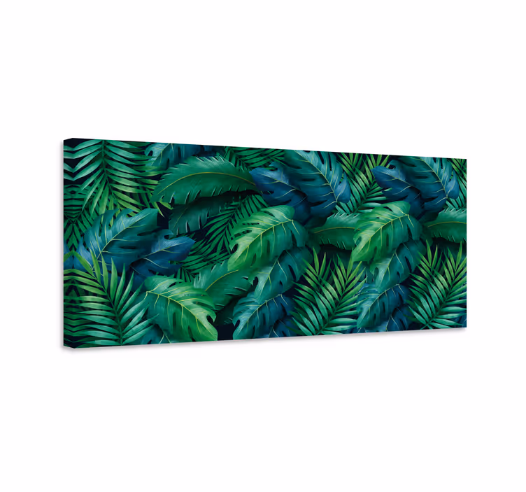 Tableau végétal Feuillage tropical élégant - TenStickers