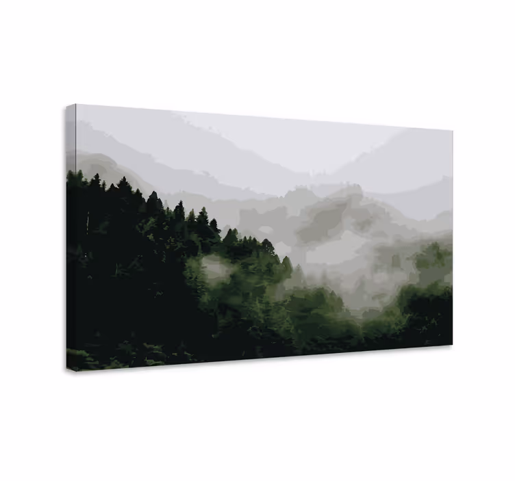 Tableau végétal Photo de forêt effrayante - TenStickers