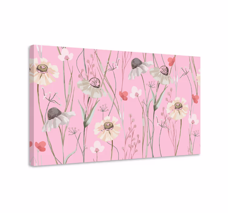 Tableau fleurs et plantes motif floral délicat - TenStickers