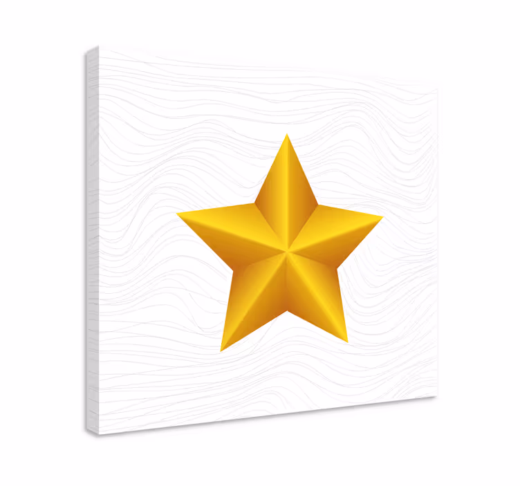 Tableau enfant Tuile d'étoile d'or - TenStickers