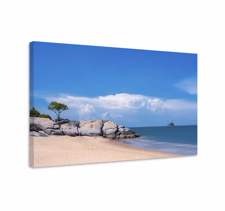 Tableau paysages scène côtière tranquille - TenStickers