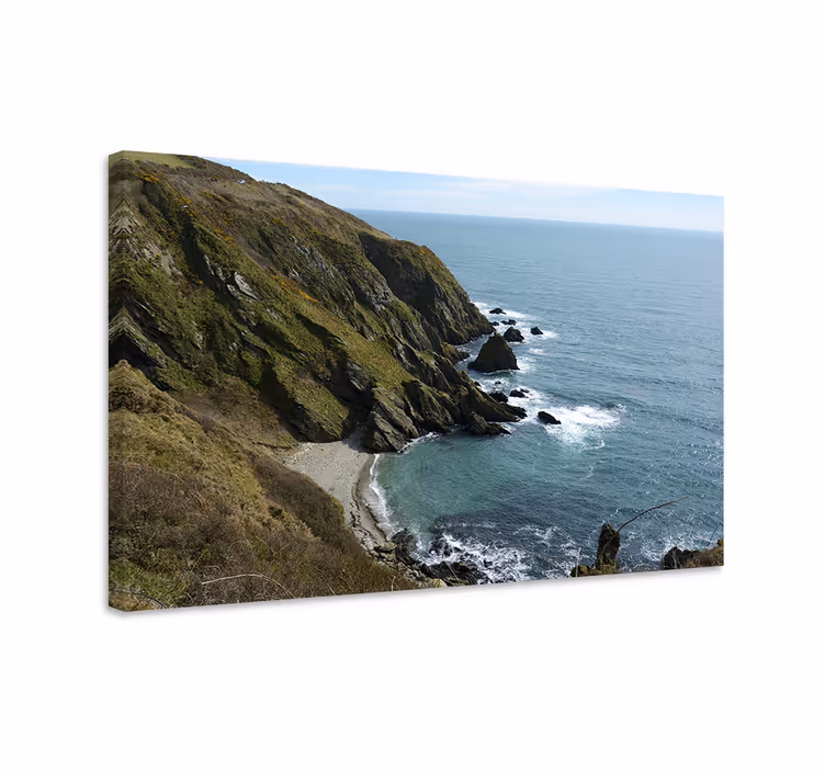Tableau paysages vue rocheuse côtière - TenStickers