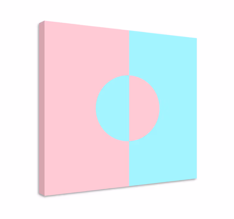 Tableau géométrique cercle et division - TenStickers