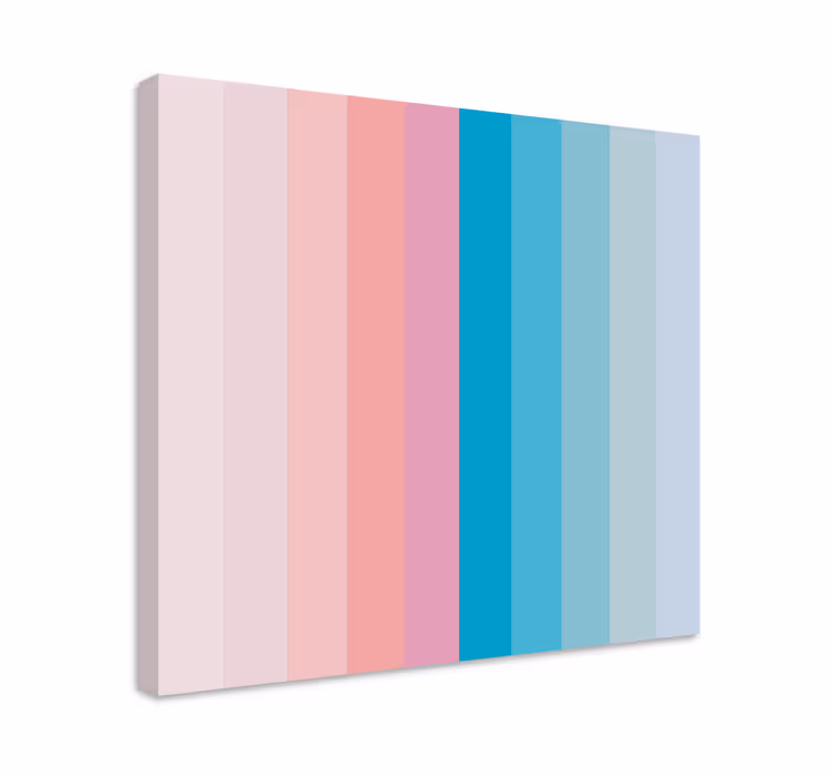 Tableau chambre Couleurs pastel nuances bloc de couleur - TenStickers