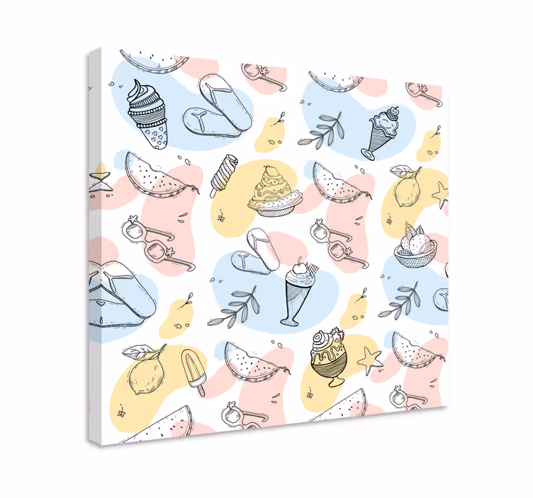 Tableau ornemental délices d'été en abondance - TenStickers