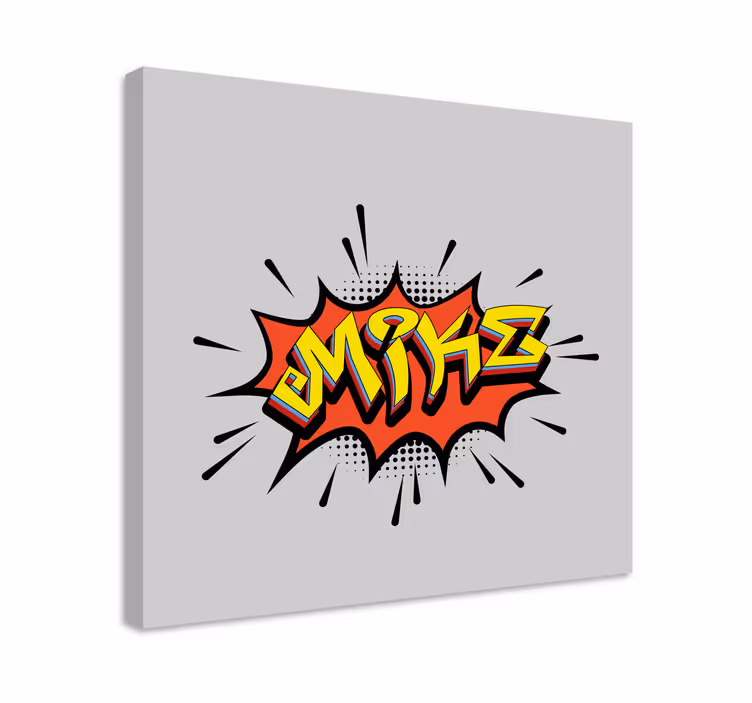 Tableau personnalisé Graffiti de style bombardement - TenStickers