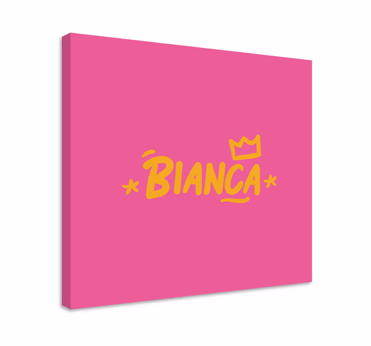 Tableau tag personnalisable sur fond rose - TenStickers