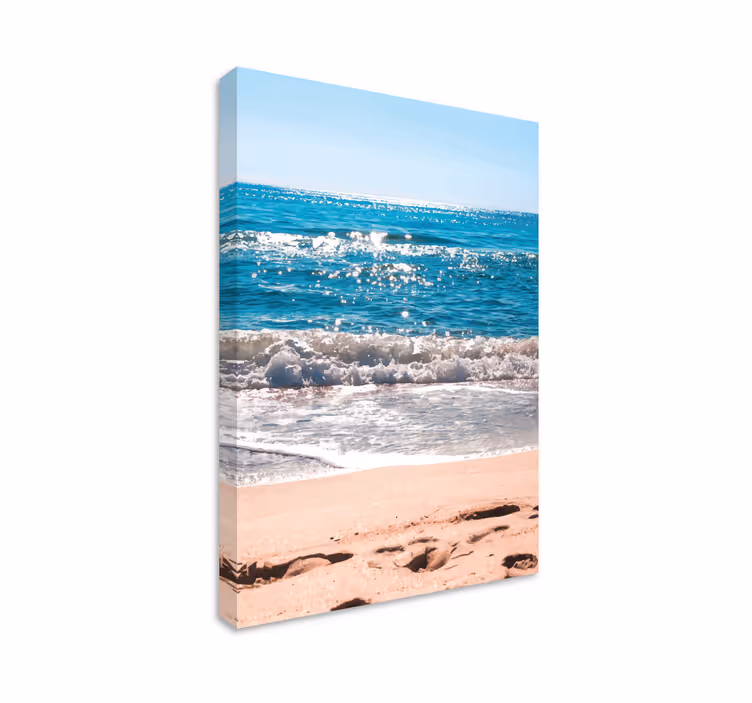 Tableau paysage Plage calme par une journée ensoleillée - TenStickers