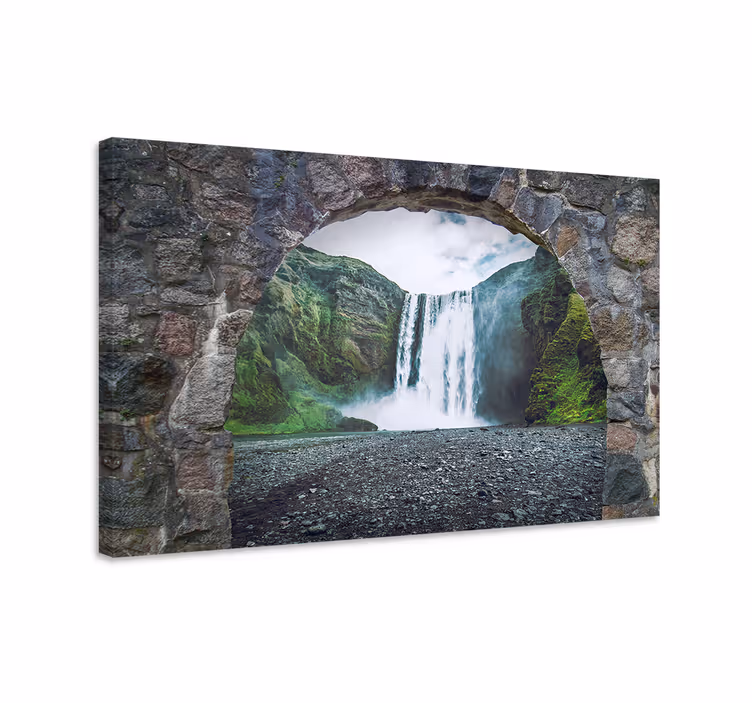 Tableau paysages perspective grande cascade - TenStickers