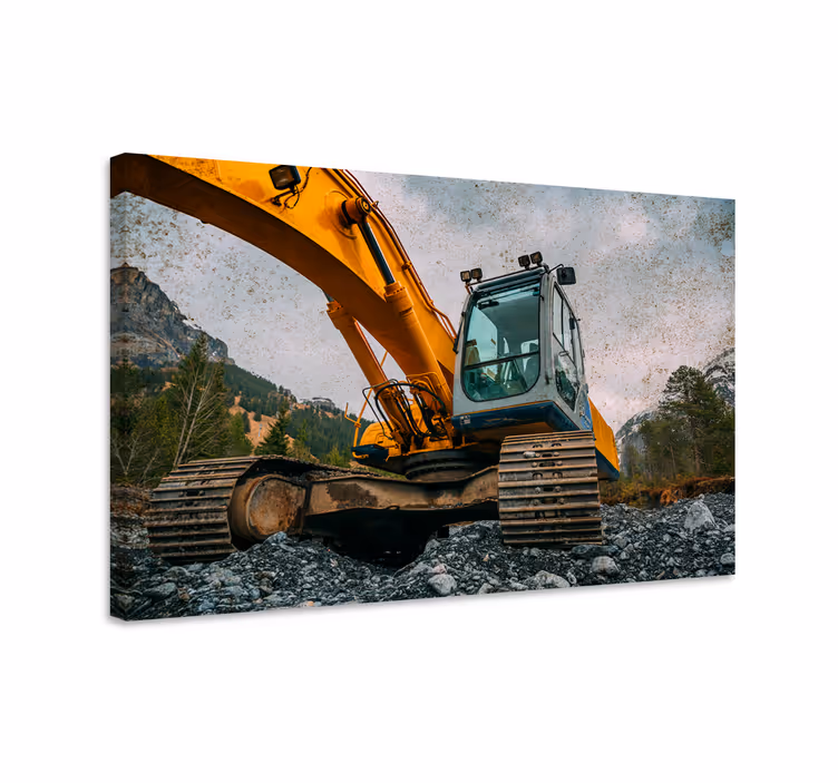 Tableau sports excellence des machines de construction - TenStickers