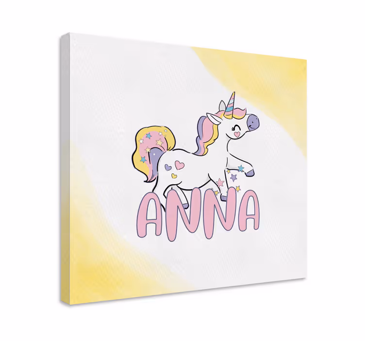 Tableau personnalisé Conception de licorne magique - TenStickers