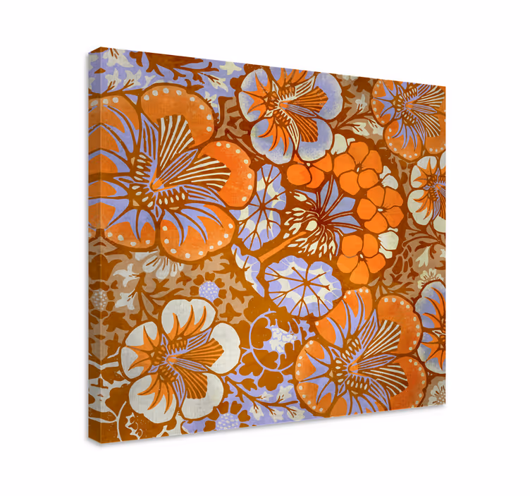 Tableau fleurs et plantes motif floral vibrant - TenStickers