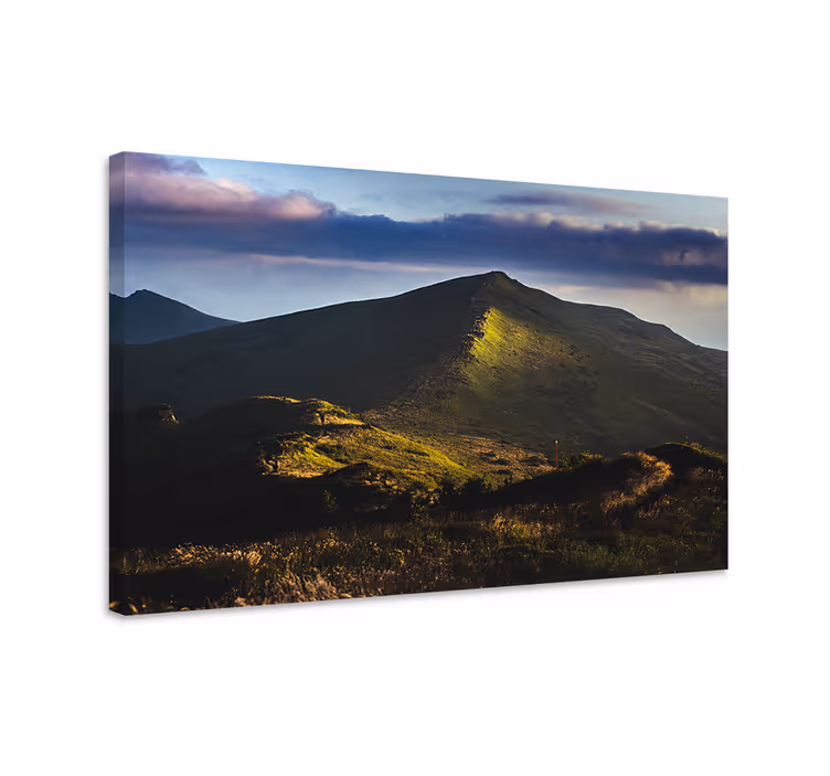 Tableau paysages vue sur le sommet de la montagne - TenStickers