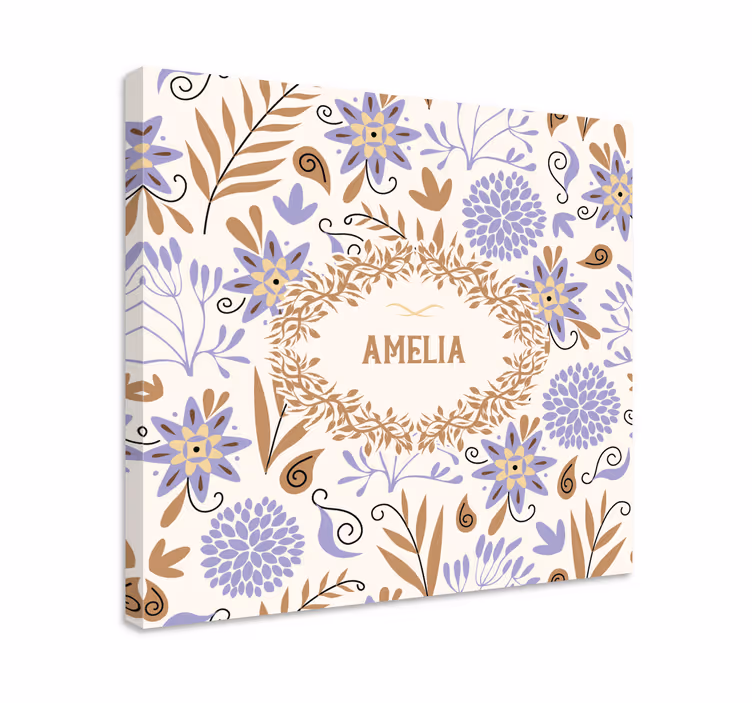 Tableau fleurs et plantes design Éclosion florale - TenStickers