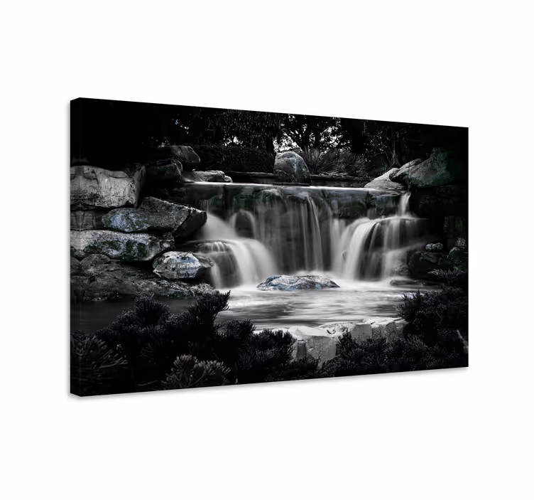 Tableau paysages chutes d'eau sereines - TenStickers