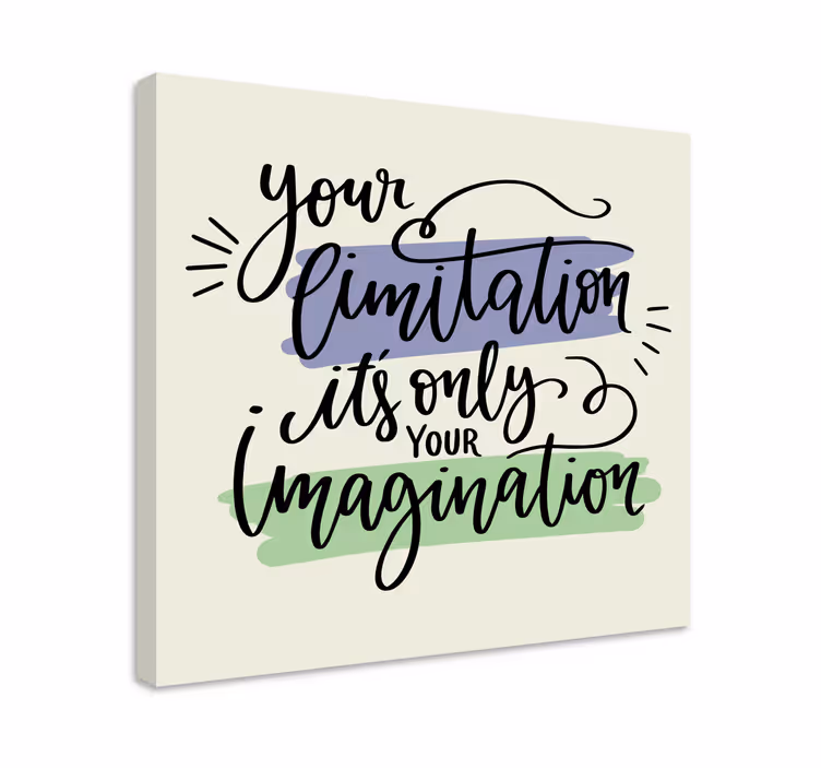 Tableau citation motivante dessinée à la main - TenStickers