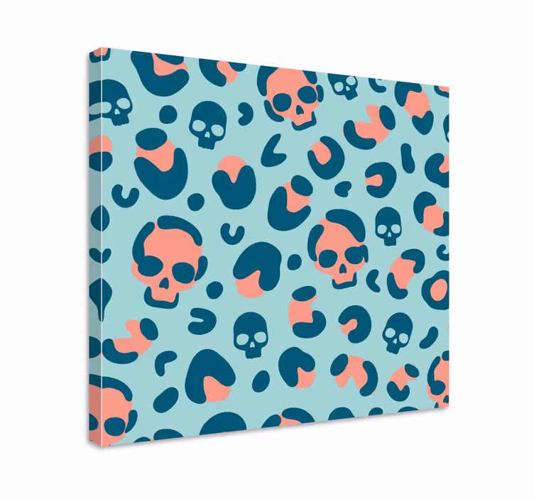 Tableau texte design motif crâne - TenStickers