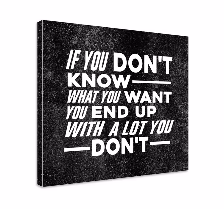 Tableau citation inspiration de vie motivante - TenStickers