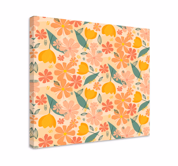 Tableau fleurs et plantes composition botanique inspirée - TenStickers