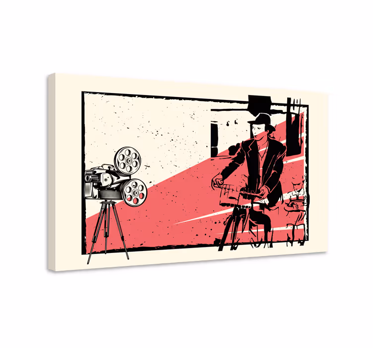 Tableau fleurs scène de film classique - TenStickers
