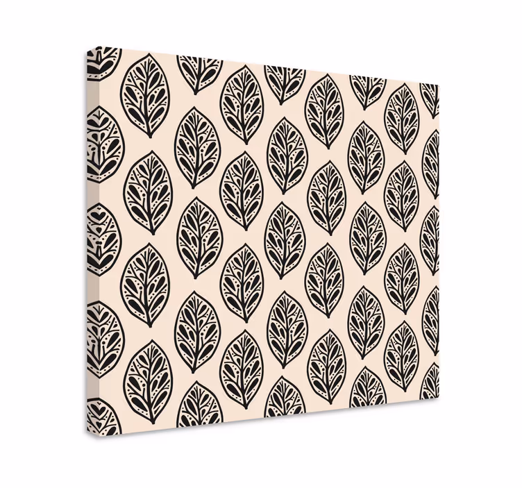 Tableau fleurs et plantes motif de feuilles élégant - TenStickers