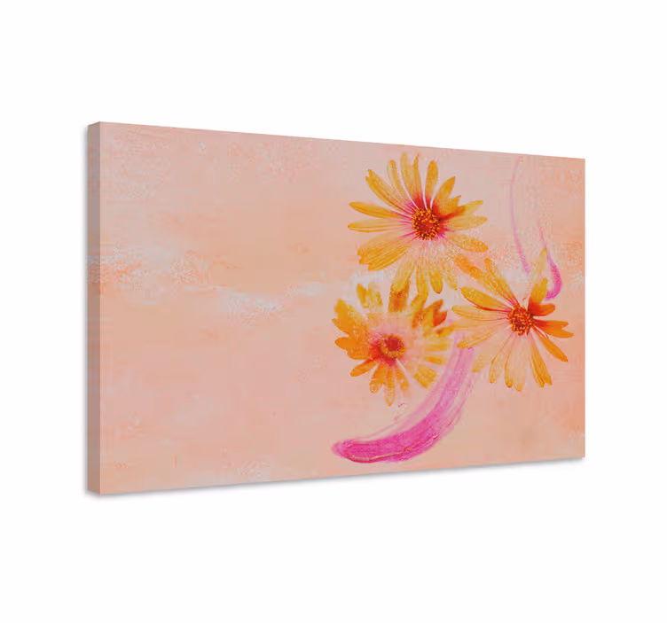 Tableau fleurs et plantes Éclat floral ensoleillé - TenStickers