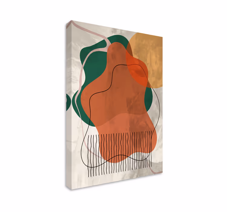 Tableau moderne formes naturelles libres - TenStickers