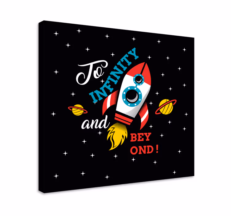 Tableau enfant Vers l'infini et au-delà - TenStickers