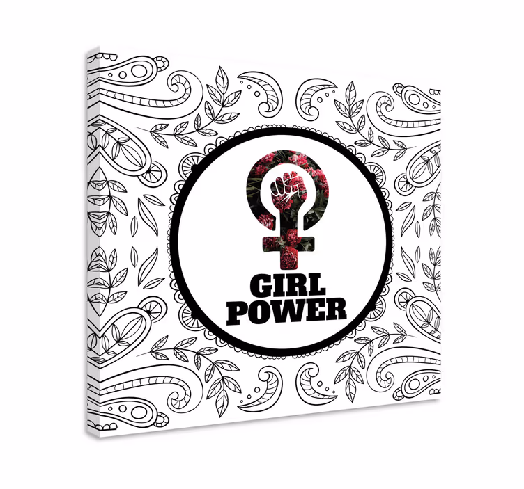 Tableau citation symbole de la puissance féminine - TenStickers