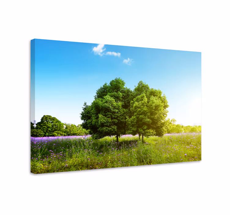 Tableau paysage Grand arbre printanier - TenStickers