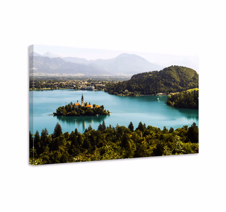 Tableau paysage Photographie esthétique du lac slovène - TenStickers