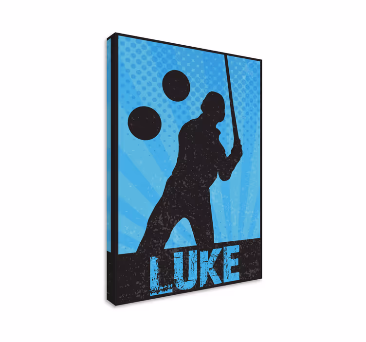 Tableau sports silhouette d'athlète dynamique - TenStickers