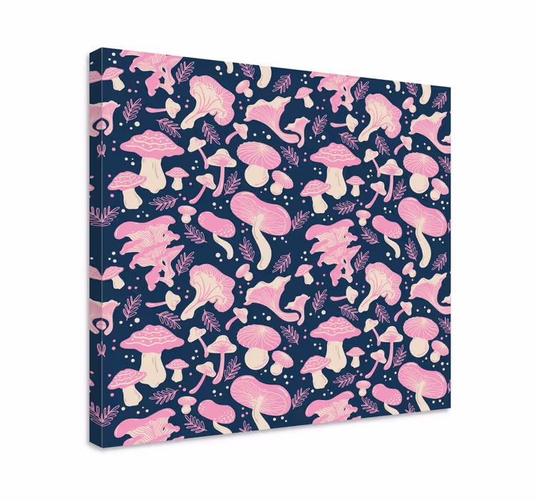 Tableau fleurs et plantes illustration de champignon - TenStickers