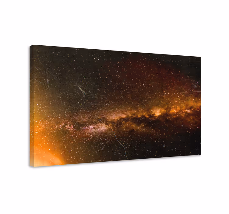 Tableau moderne Pluie cosmique dans l'espace - TenStickers