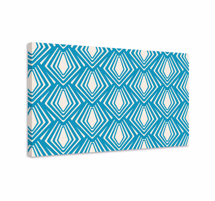 Tableau géométrique motif losanges - TenStickers