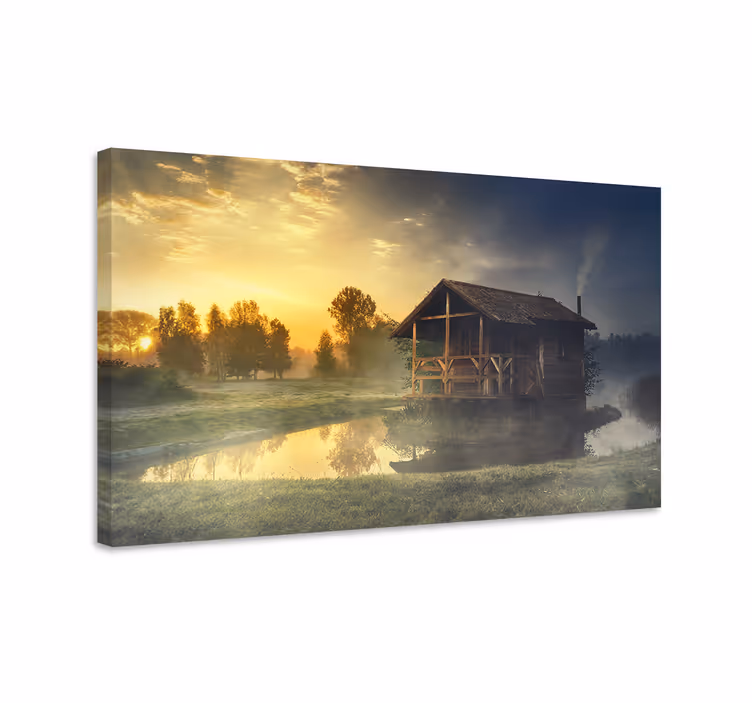Tableau paysage Soirée cottagecore - TenStickers