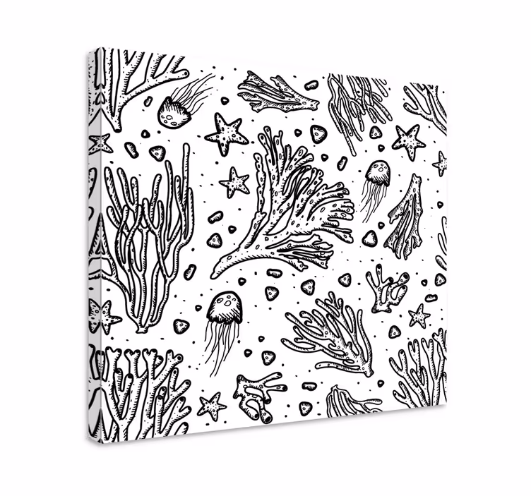 Tableau mer vie des récifs coralliens - TenStickers