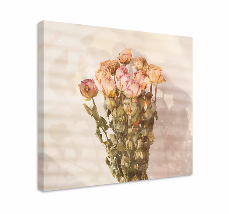Tableau paysage Fleurs sauvages cottagecore - TenStickers