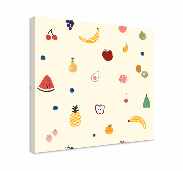 Tableau fruits éclatants de couleurs - TenStickers