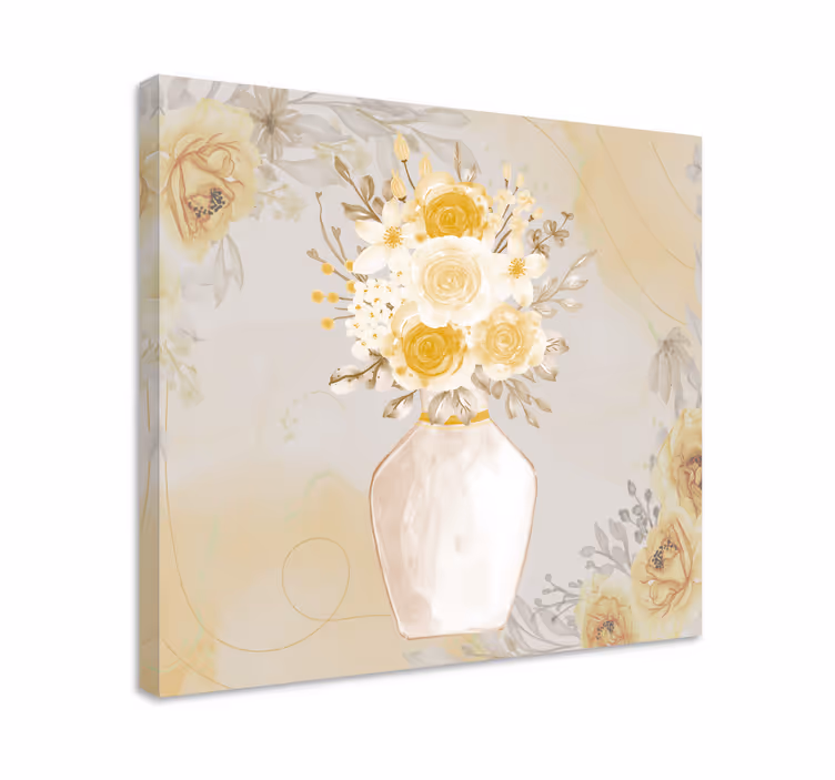 Tableau fleurs et plantes composition de fleurs gracieuses - TenStickers