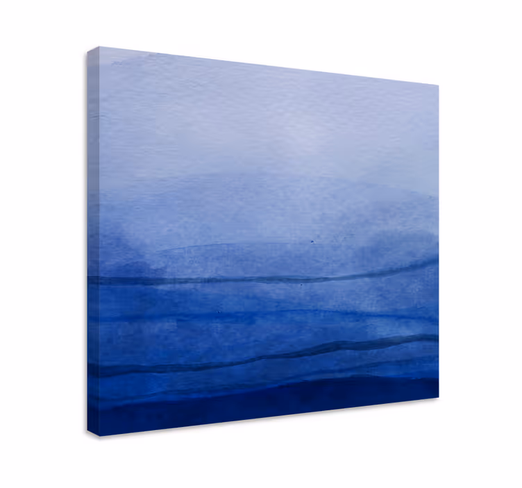 Tableau moderne Aquarelle ombre marine profonde - TenStickers