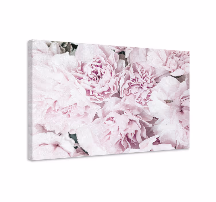 Tableau de fleurs représentant des pivoines - TenStickers