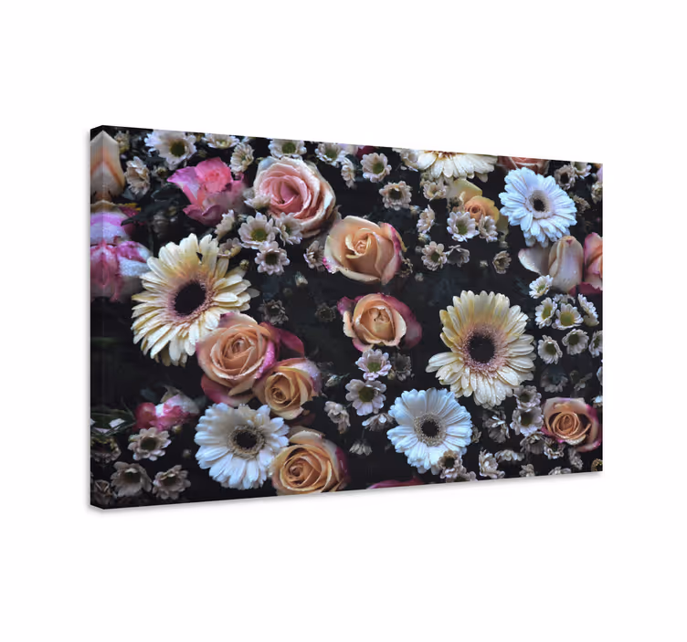 Tableau fleurs Fleurs vintage de style élégant - TenStickers